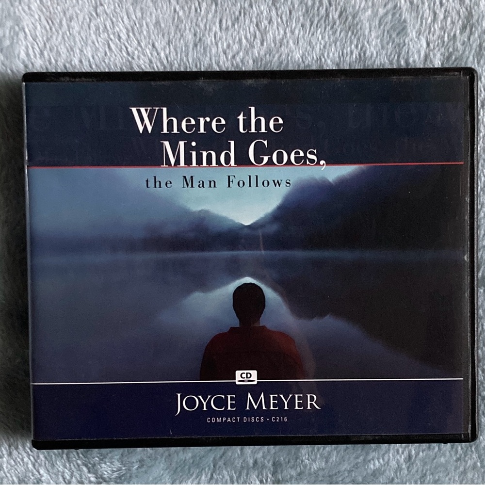 Like New Joyce Meyer 5 CD Teaching Series: Where The Mind Goes, The Man Follows